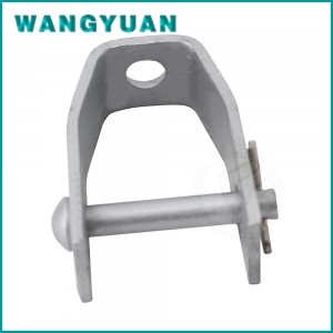 Spool Insulator Bracket Clevis Bracket High Quality Hot Dip Galvanized Insulator D Iron Standard Wangyuan Silver ZHE