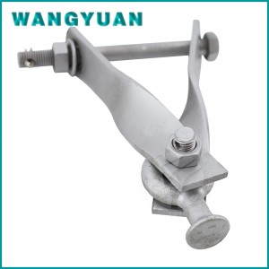 តង្កៀប Clevis Bracket ដែលមានគុណភាពខ្ពស់ hot Dip Galvanized Insulator D Iron Standard Wangyuan Silver ZHE