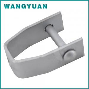 Spoles izolatora kronšteins Clevis kronšteins Augstas kvalitātes karsti cinkots izolators D dzelzs standarta Wangyuan sudraba ZHE