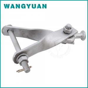 Halterung Gabelkopf Halterung Hochwertiger feuerverzinkter Isolator D Eisen Standard Wangyuan Silber ZHE