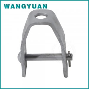 High quality D-iron/D-bracket for overhead line using
