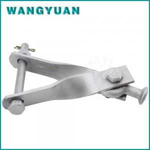 Bracket Clevis Bracket Højkvalitets varmgalvaniseret isolator D jern Standard Wangyuan Sølv ZHE