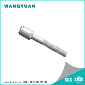 10kN Insulator End Fitting – 10kN Pin/Spindle Para sa Polymer Pin Post Insualtor (INP-24/10)