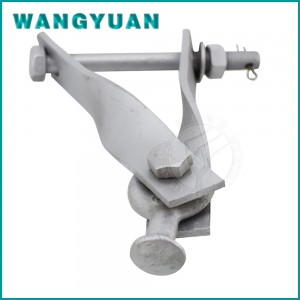 브래킷 클레비스 브래킷 고품질 용융 아연 도금 절연체 D 철 표준 Wangyuan Silver ZHE