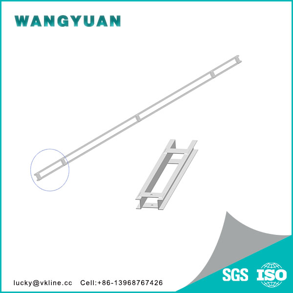 Good Quality Stainless Steel Strap Fixed Suspension Bracket - Double channel welded crossarm for H pole (AHCDP4100L) – Wangyuang