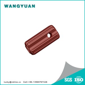 89kn Ceramic Guy Stay Insulator For Stranded Steel Wire 54-4