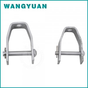 Spool Insulator Bracket Clevis Bracket High Quality Hot Dip Galvanized Insulator D Iron Standard Wangyuan Silver ZHE
